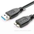 High Speed 5 Gbps Data Charging Micro USB 3.0 Cable for Portable External Hard Drive